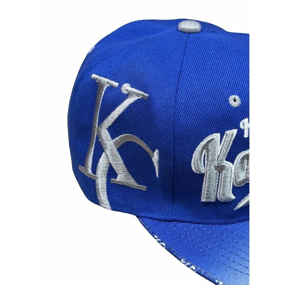 Kansas City Hat Cap Mens Leader of the Game Snapback Blue Royals RARE - Picture 2 of 10